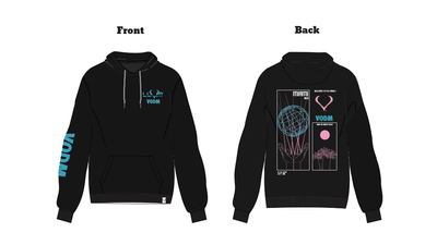 FRONT & BACK OF HOODIE (VODM X LUVITT)